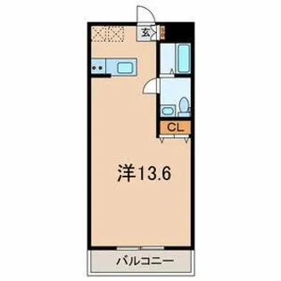 クレールYMの間取り