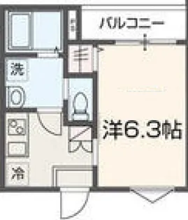 MELDIA西浦和3の間取り