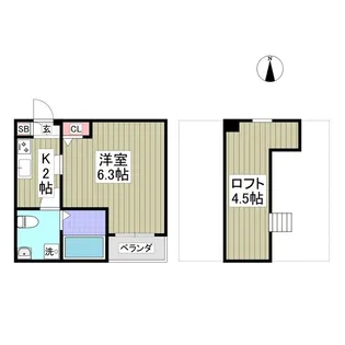 シャテーニュの間取り