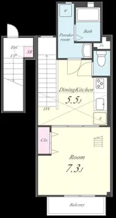 エバーパティオHAの間取り