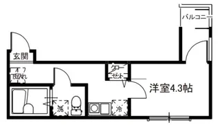 MELDIA東大宮3の間取り