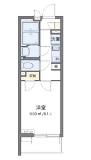 クレイノ春日の間取り