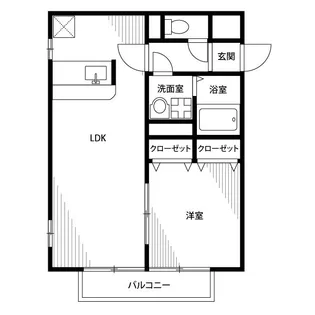 アムールVertの間取り