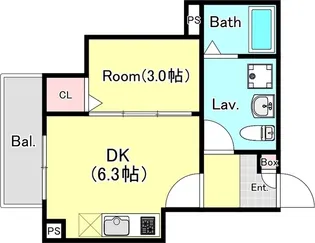 ジーメゾン春日部粕壁カヴェリの間取り