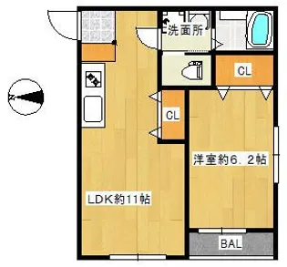 レジデンシア浦和皇山町の間取り