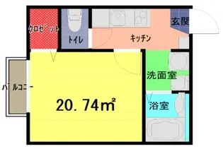 アズリア岩槻の間取り
