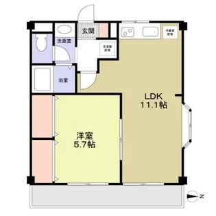 こうやまの間取り