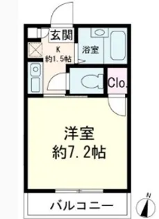 レスコート蕨【2階】の間取り