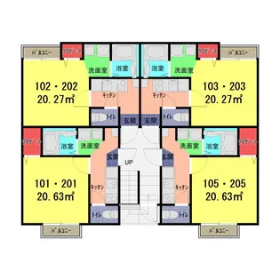 アークプレイス蓮沼の間取り