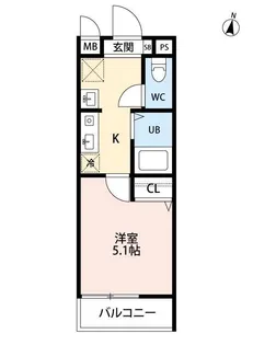 アサヒレジデンスの間取り
