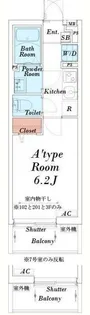 リブリさいたま新都心の間取り