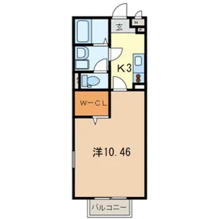 アムール四谷の間取り