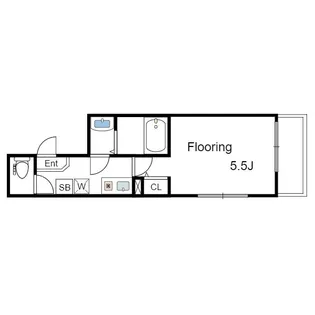 MELDIA東大宮の間取り