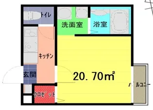 グッドシャインレジデンス西大宮の間取り