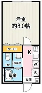 キャメル北戸田の間取り