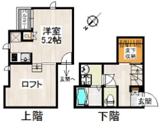CB大宮ユニオンの間取り