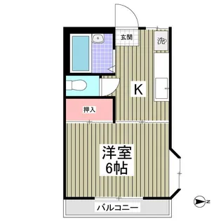 アイリットハイツ第2の間取り