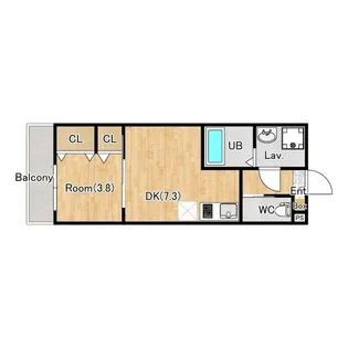 ジーメゾン指扇ルミエールの間取り