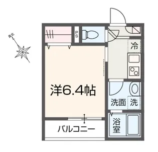 MELDIA西浦和2の間取り