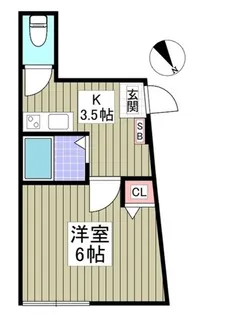 クレストコート春日部の間取り