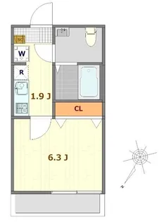 キャメル南古谷駅前通C棟の間取り