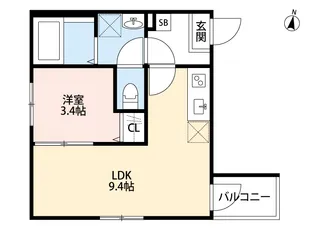 THEHOUSE与野本町Noirの間取り