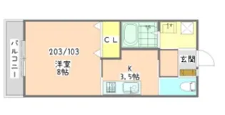 アモロッソ中央の間取り