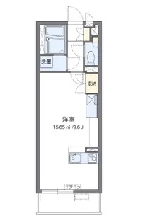 ミランダハピネスルームNo12の間取り