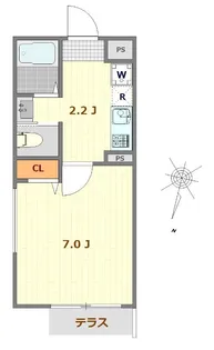 コンフォート蕨WESTの間取り