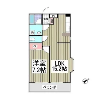 ファーストヒルズ2の間取り