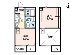 AoHauoli大宮の間取り