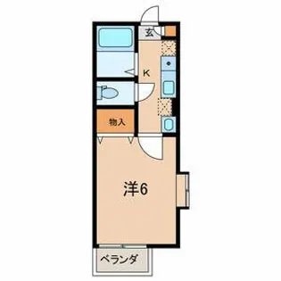 ミューレル信栄の間取り