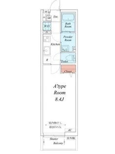 リブリOMIYAHONGOの間取り