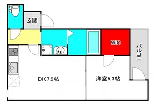 WISHパレス【1階】の間取り