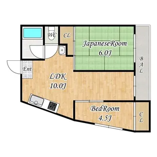 アベニュー照ヶ丘【3階】の間取り