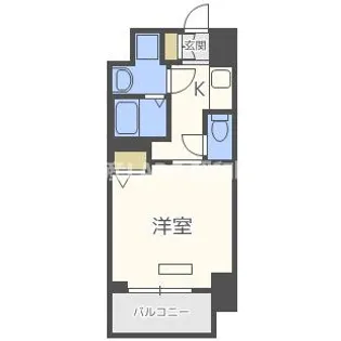 レオンコンフォート上本町【5階】の間取り