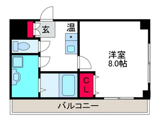 グレースフルレジデンス阿倍野【4階】の間取り