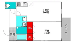 フジパレスソレイユ5【1階】の間取り