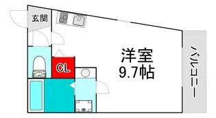 ALEGRIA天王寺東【2階】の間取り