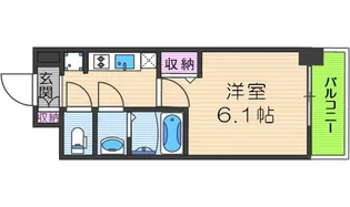 プレデコート天王寺EASTの間取り