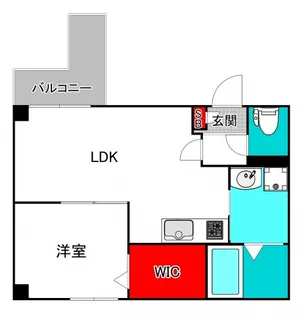アレーズ駒川中野【3階】の間取り