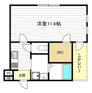 フジパレス山之内【2階】の間取り