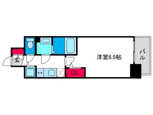 アドバンス天王寺南パキラ【4階】の間取り