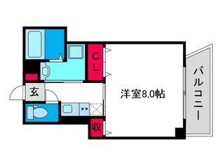 CITYSPIRE美章園の間取り