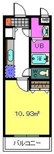 アイボリコート【3階】の間取り