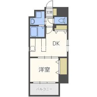 Varius長居公園【6階】の間取り