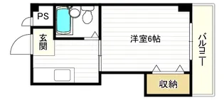 ドリームコート住吉大社【6階】の間取り