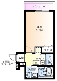 フジパレス住吉山之内【2階】の間取り
