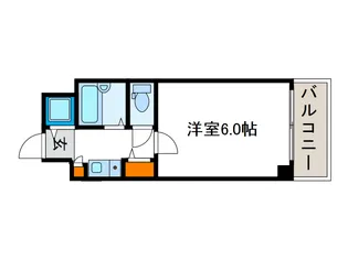 プレサンス阿倍野阪南町【3階】の間取り