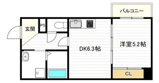 GARDENIA天王寺南の間取り
